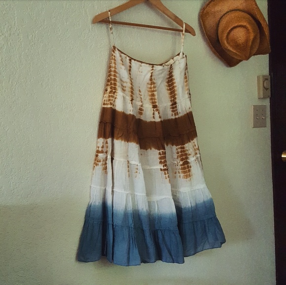 Boho Tie-Dye Skirt - Picture 3 of 6
